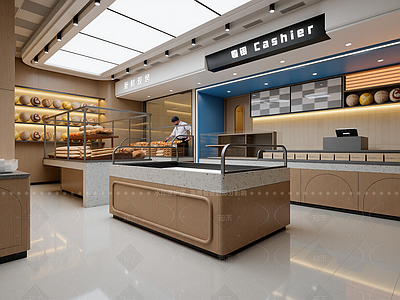 现代面包店