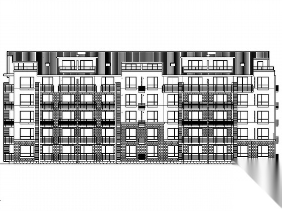 某五层住宅楼建筑施工图