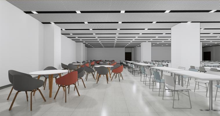 现代公司餐厅 食堂