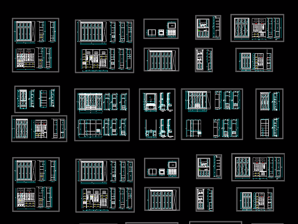 CAD 实木动态