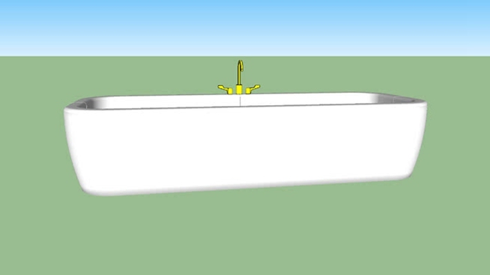 浴缸 草图大师模型