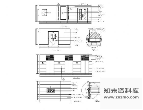 图块/节点电梯间装修详图