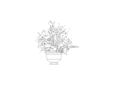 种绿植盆栽图块 植物