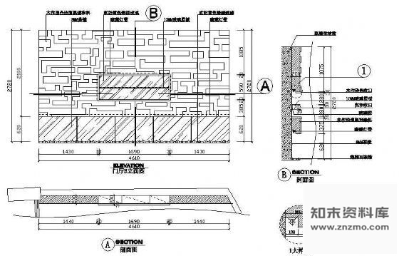 图块/节点造型墙面 墙面通用节点