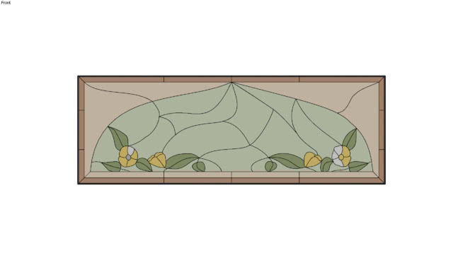 彩色玻璃窗面板 监视器 相框 显示器 画 其他