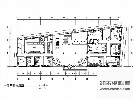 施工图济南某大型KTV商务会所全套施工图