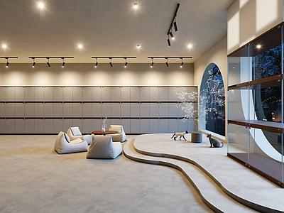 奶油家具展厅