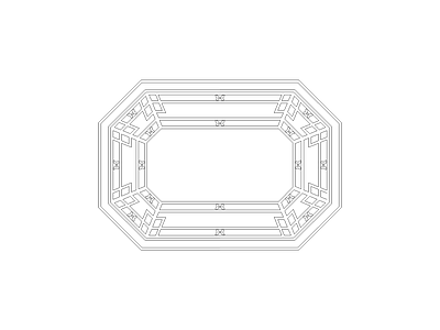 地面拼花 中式家具图块