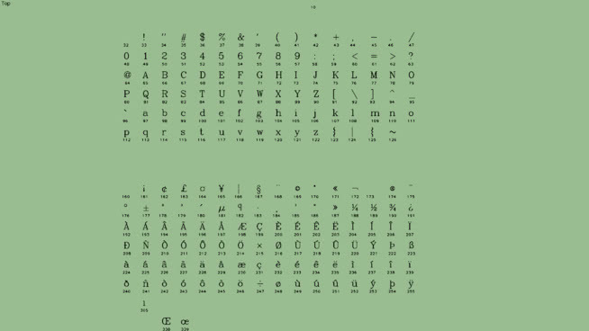 阿菲德字体 菜单 其他 计算尺 书 黑板