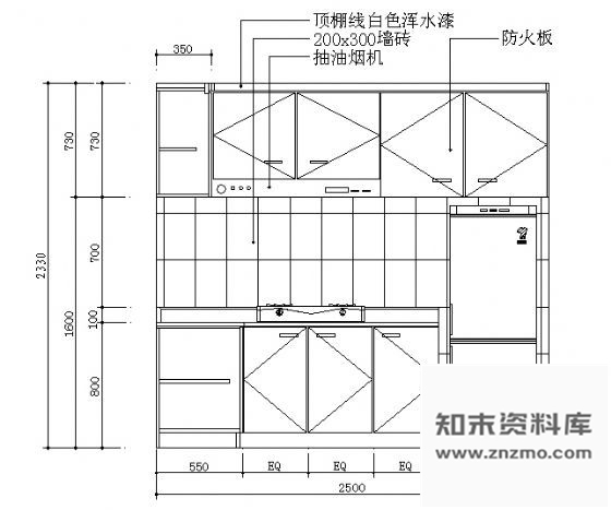 图块/节点厨房室内装修03