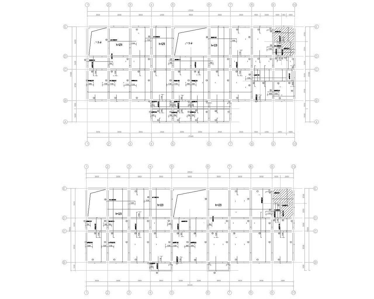 四层办公大楼框架结构 施工图