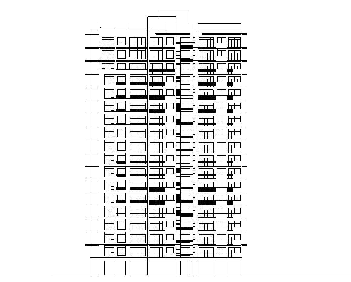 广东 深圳香蜜湖信华园建筑施工图设计