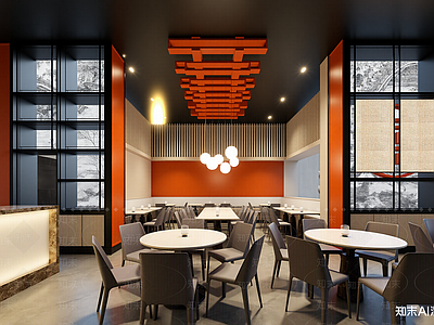 新中式酒店餐厅