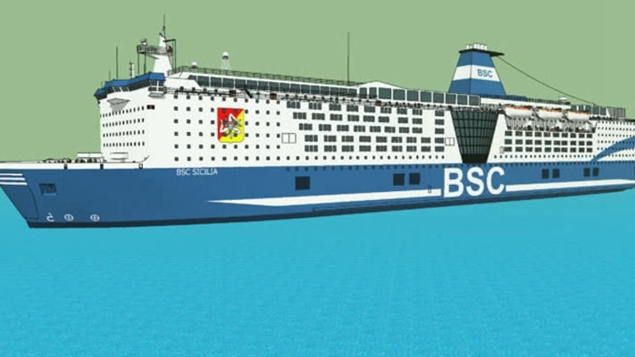 渡轮“BSC西西里”（我发明的）