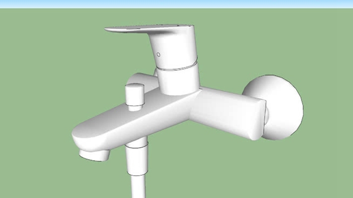 水龙头 草图大师模型
