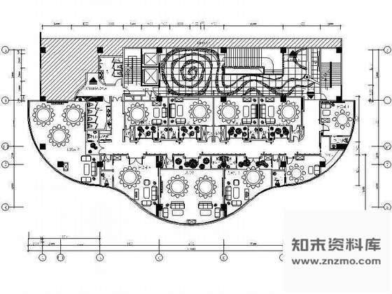 施工图深圳星级酒楼餐饮施工图