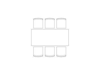 桌椅 现代家具图块别墅家具图块施工图
