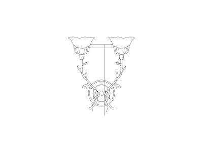 灯具图块 卫生间电器洁具厨具灯具施工图