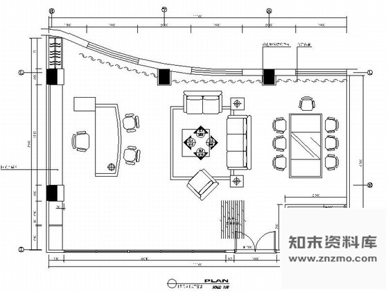 图块/节点监事长办公室详图