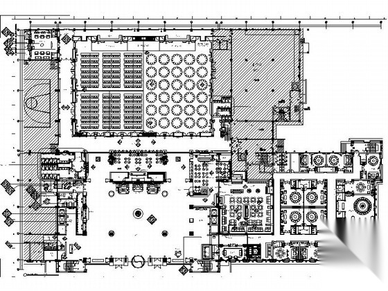 [山东]某奢华五星级大酒店公共区域施工图（含效果） 公区