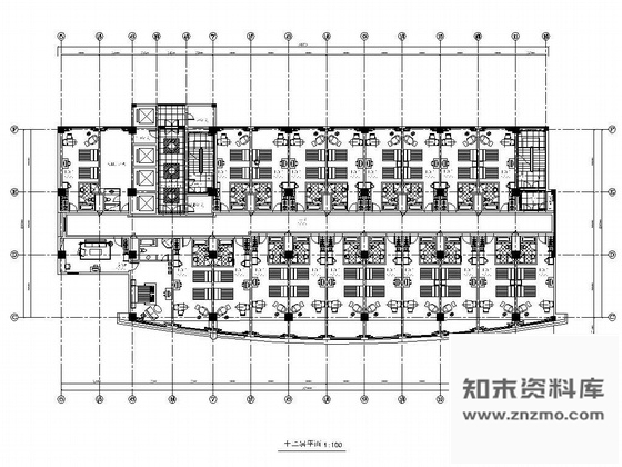 酒店标准层客房设计图