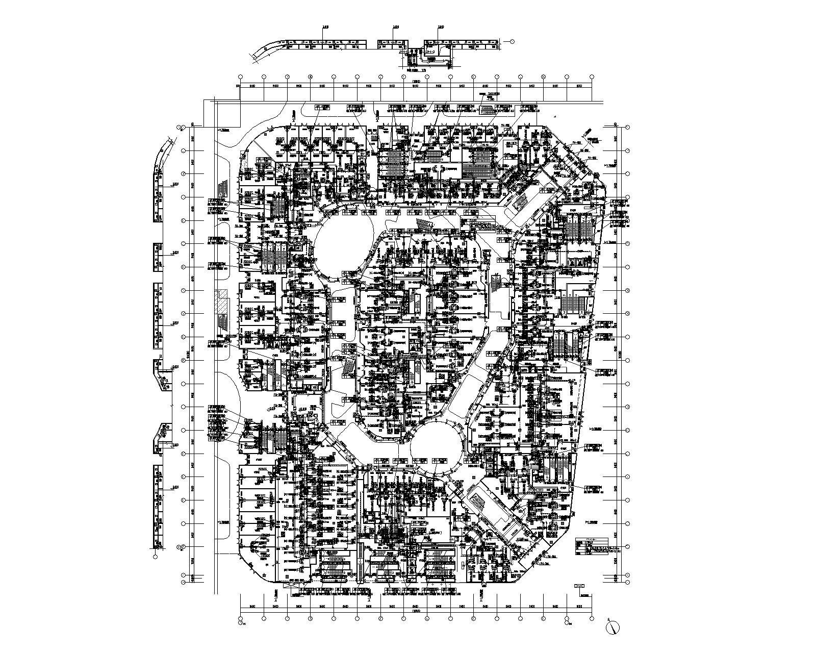 吾悦广场综合体暖通设计施工图 建筑暖通