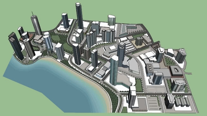 SketchUp的最大城市：3