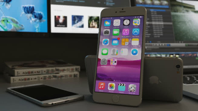 苹果iPhone 6加（银） 掌上智能设备 手机 iPod 遥控器 家庭影院