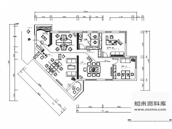 施工图武汉装饰公司办公区装修图
