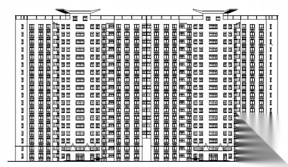 [西安徐家湾]某十八层塔式住宅楼建筑施工图