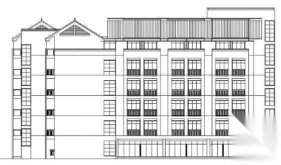 南京工业职业技术学院学生宿舍二期工程B1楼建筑施工图