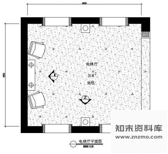 五星酒店电梯间图