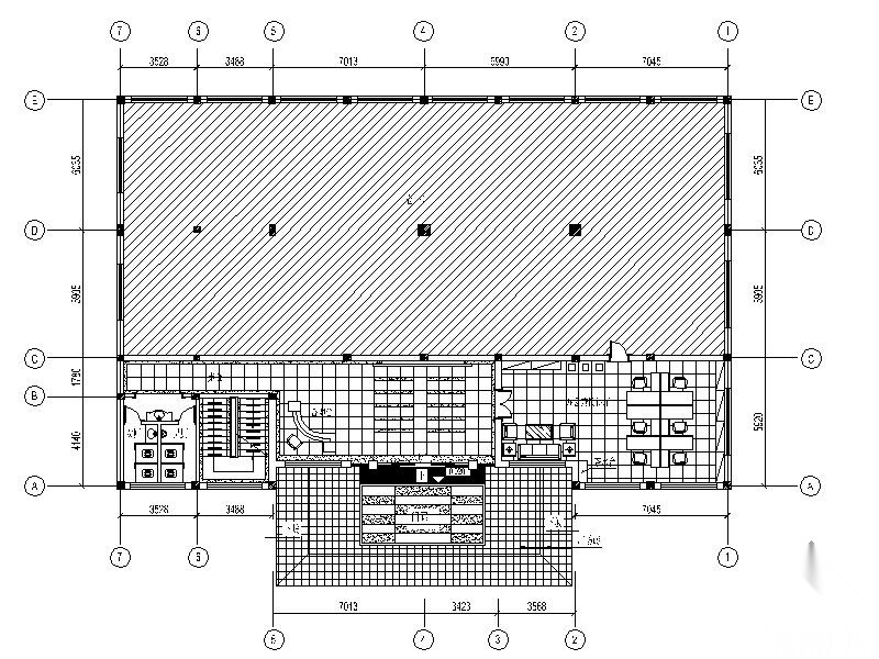 1850㎡某艺术馆办公楼装饰设计施工图