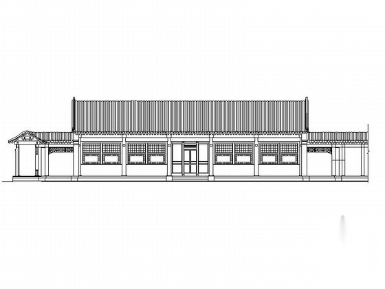 某仿古高档度假酒店规划及单体建筑方案图