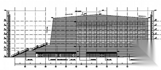 [青岛]某现代四层大剧院建筑施工图 公共建筑