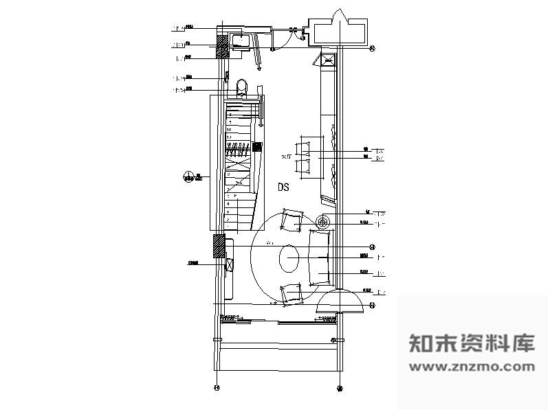 施工图苏州某假日酒店豪华套房装修图
