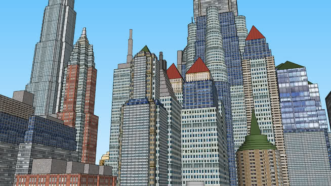 大厦 街景 室外 工地
