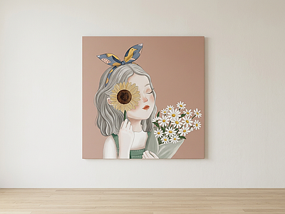 设计感人物挂画挂画