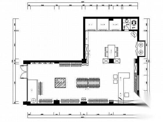 [厦门]现代时尚服饰店设计CAD施工图（含实景）