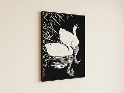 天鹅主题挂画挂画