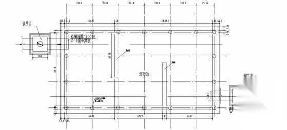 某市排涝沉沙池设计图