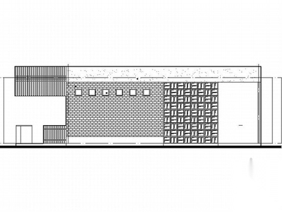 [四川]市区中心公园公共厕所设计施工图（多种方案）