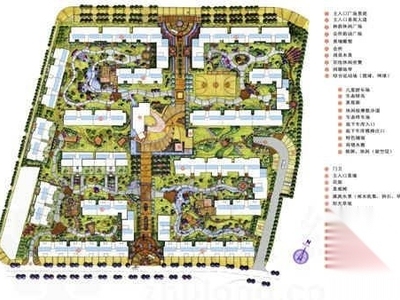 [大理]某小区景观设计方案 居住区景观