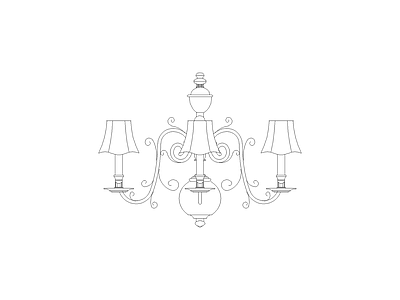 灯具图块 卫生间电器洁具厨具灯具施工图