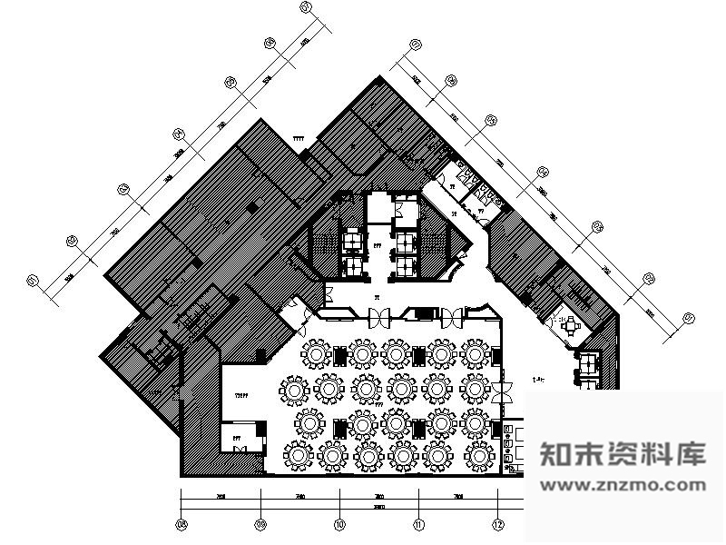 施工图上海某四星级酒店宴会厅设计图