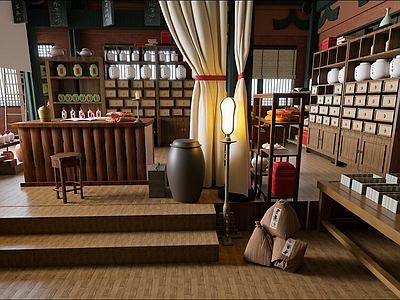 中式其他店铺