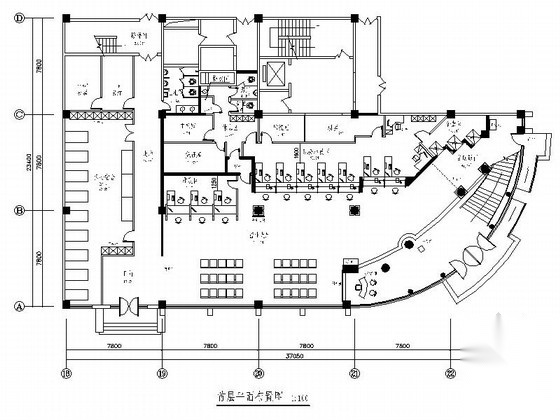 [北京]现代综合金融商业银行支行室内装修图