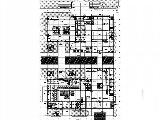 多层文化服务中心建筑设计施工图（含人防设计 知名设计...