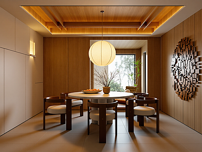 新中式家居餐厅