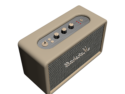 复古风格音箱模型